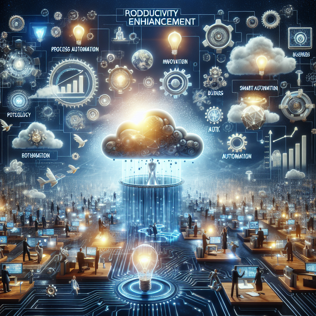 Tecnologia e inovação para produtividade.